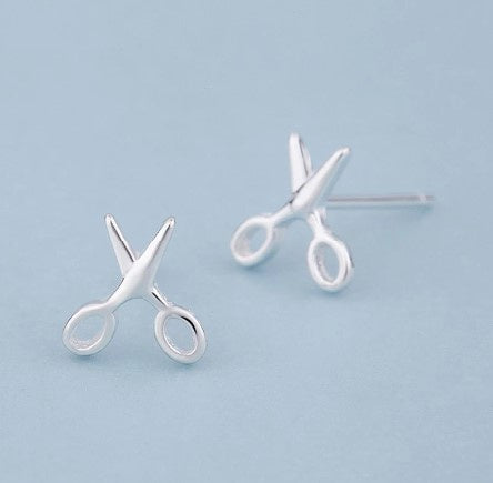 Fresh Accessories - Scissors Sterling Silver Stud Earrings