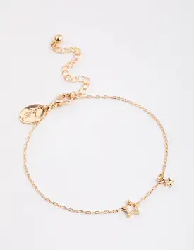 Gold Celestial Star Bracelet