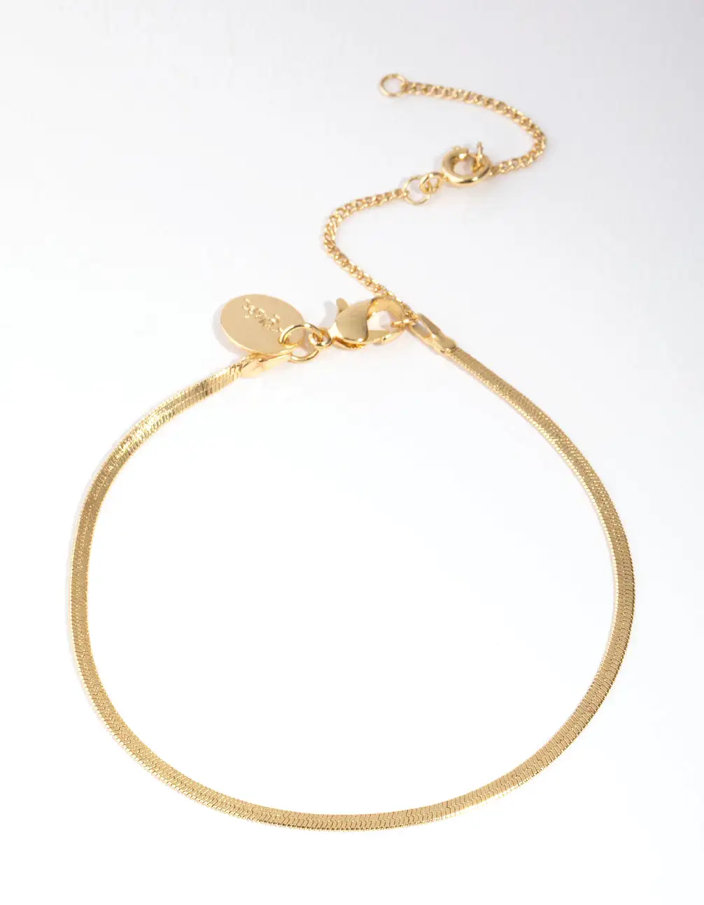 Gold Plated Thin Snake Chain Bracelet