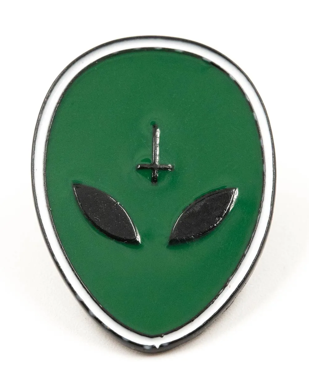 Green Alien Enamel Pin