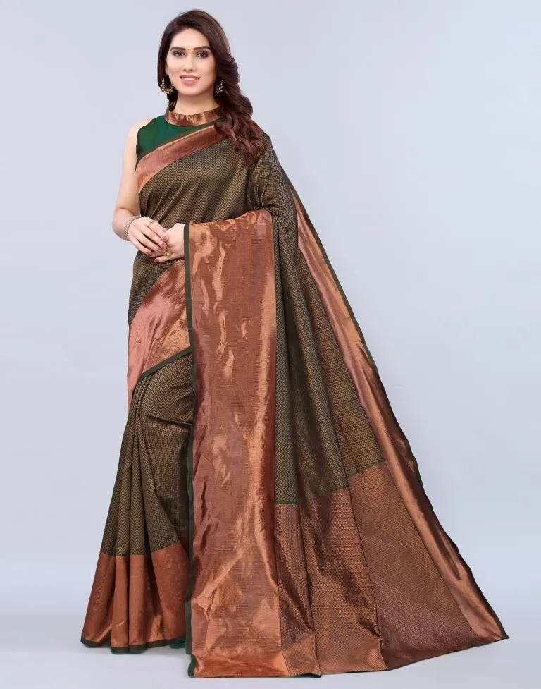 Green Weaving Silk Saree