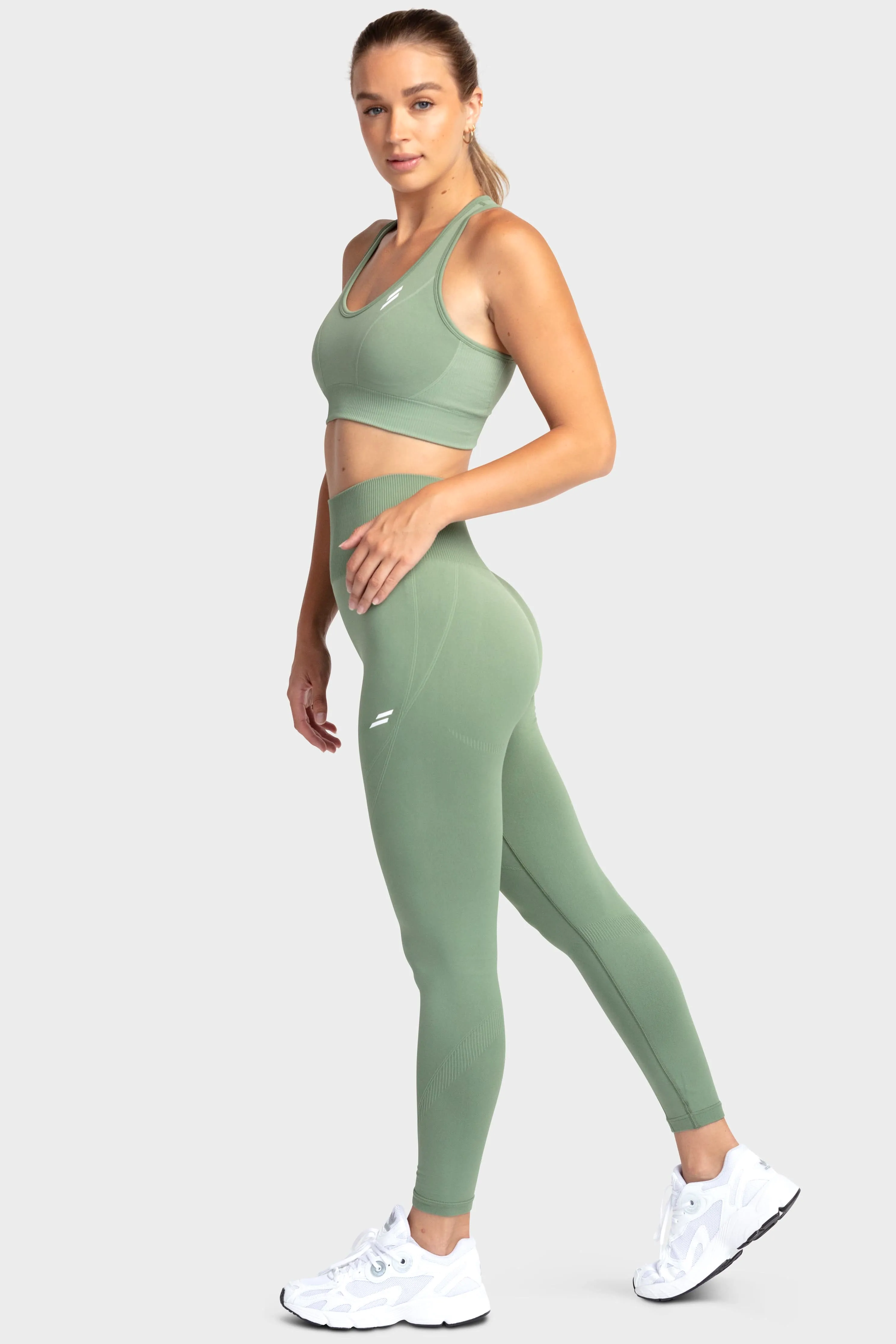 Hyperflex 2 Leggings - Soft Khaki Green