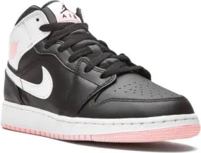 Jordan Kids Air Jordan 1 Mid Arctic Punch sneakers Black