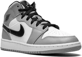 Jordan Kids Air Jordan 1 Mid Light Smoke Grey sneakers