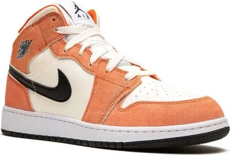 Jordan Kids Air Jordan 1 Mid SE sneakers Orange