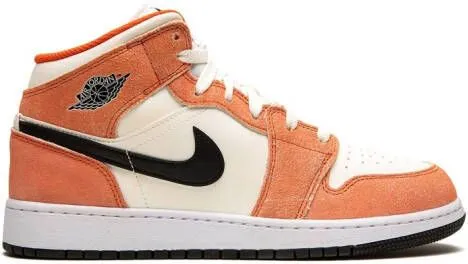 Jordan Kids Air Jordan 1 Mid SE sneakers Orange