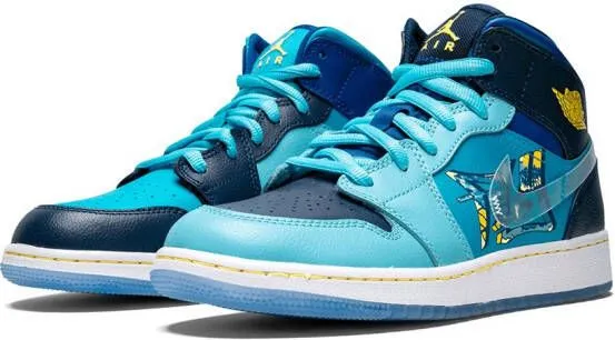 Jordan Kids Air Jordan 1 Mid sneakers Blue