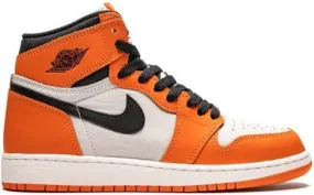 Jordan Kids Air Jordan 1 Retro High OG Reverse Shattered Backboard sneakers Orange