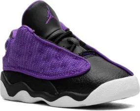 Jordan Kids Air Jordan 13 Purple Venom sneakers Black