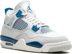 Jordan Kids Air Jordan 4 Military Blue sneakers White