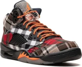 Jordan Kids Air Jordan 5 Plaid sneakers Black