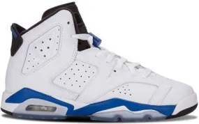 Jordan Kids Air Jordan 6 Retro BG Sport Blue sneakers White