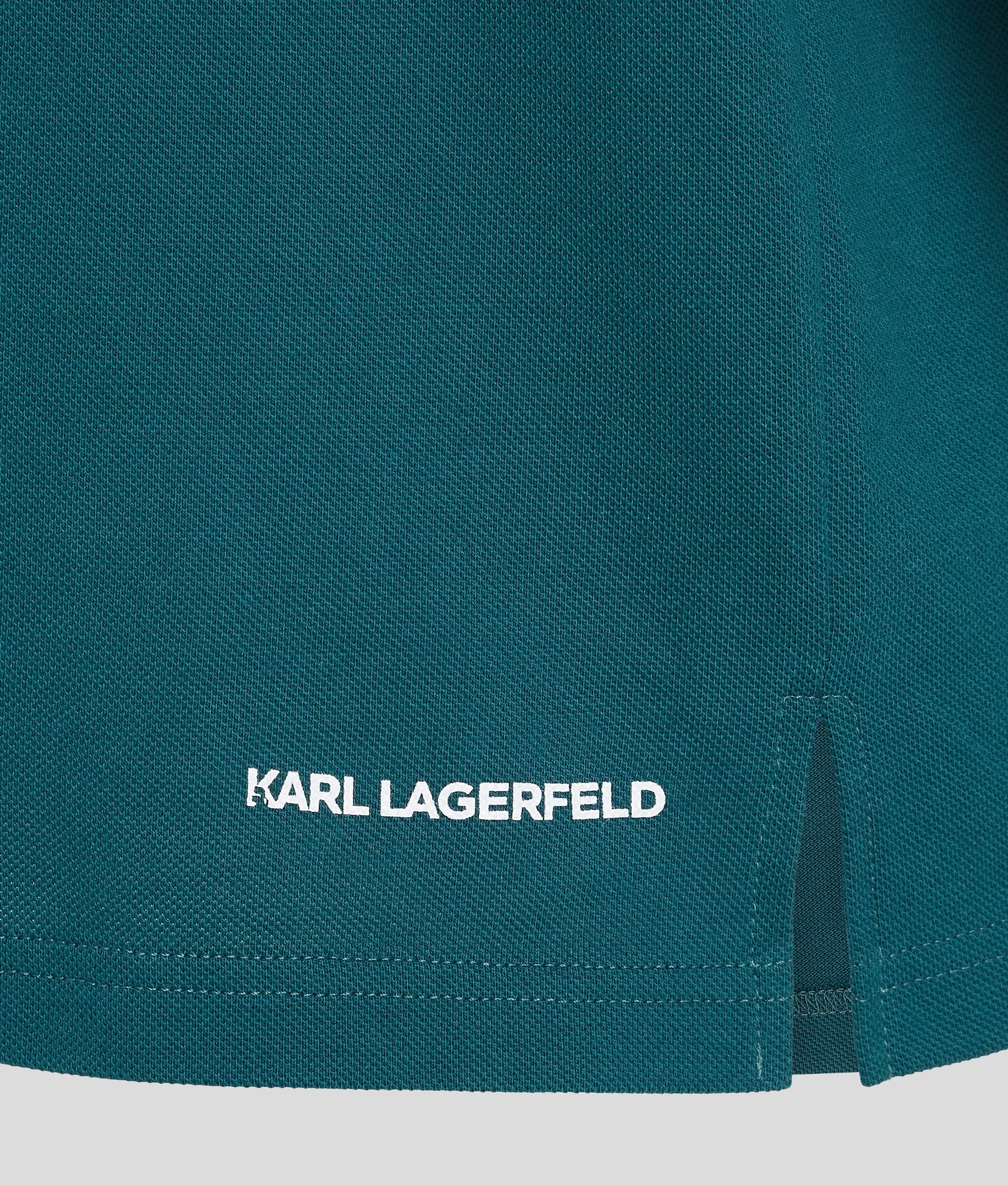 Karl Lagerfeld 230M1705 Organic Cotton Pique Green