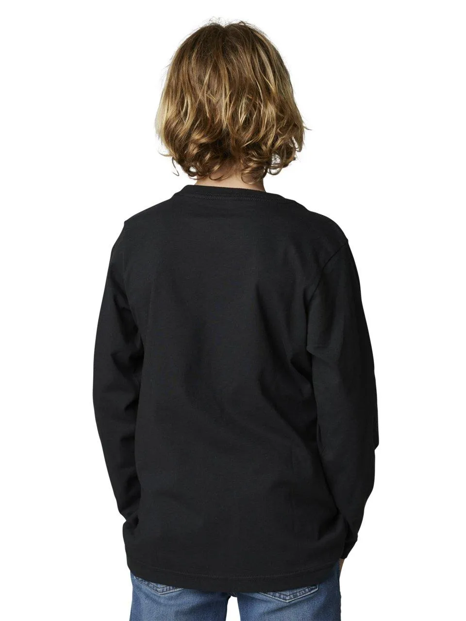 Kid's Fox FGMNT L/S Tee - Black | Kid's Clothing UK