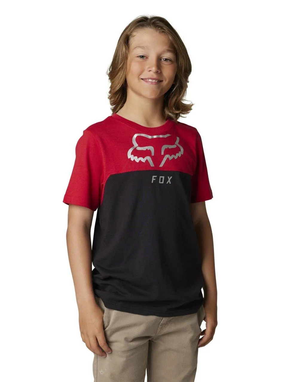 Kids Fox RYAKTR S/S Tee - Flame Red | Kid's Clothing UK