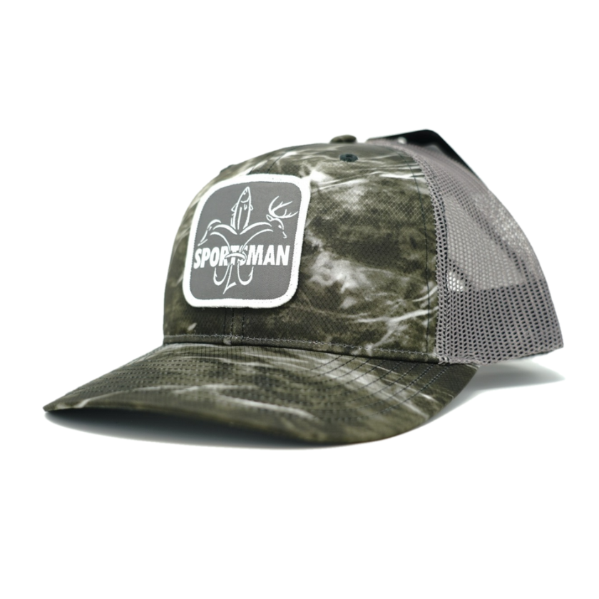 Logo Patch Snapback Fishing Hat - Mossy Oak Blacktip