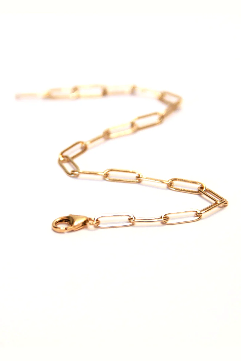 Medium Clip Chain Bracelet - Gold Filled