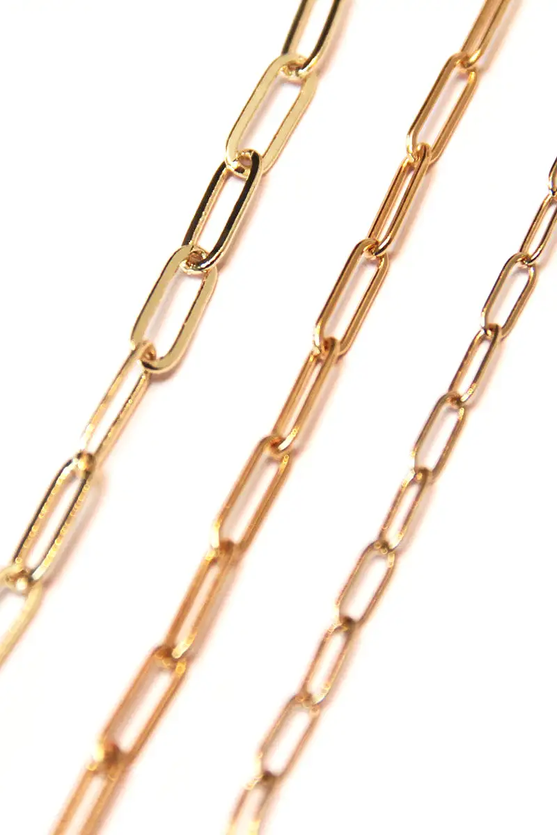 Medium Clip Chain Bracelet - Gold Filled