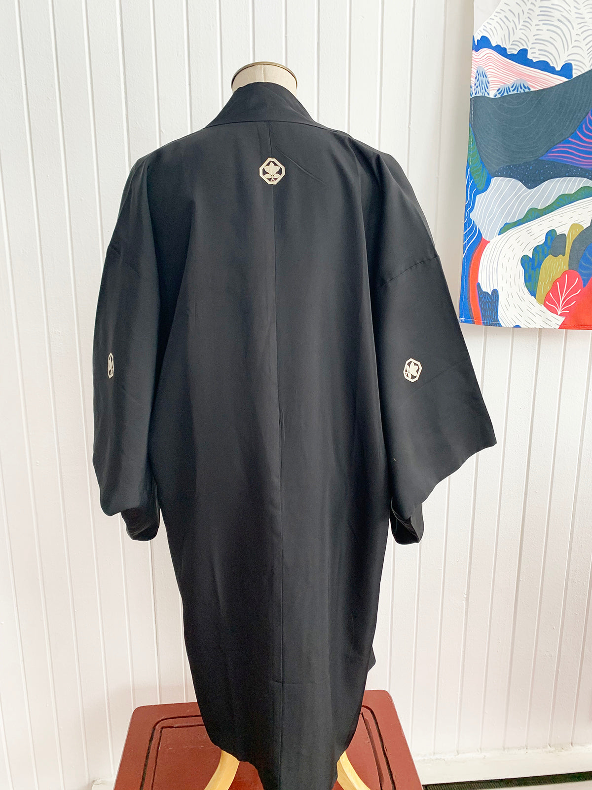 Men's Vintage Haori/Kimono Black 1960s