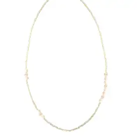 Moon Stone Pearl Necklace