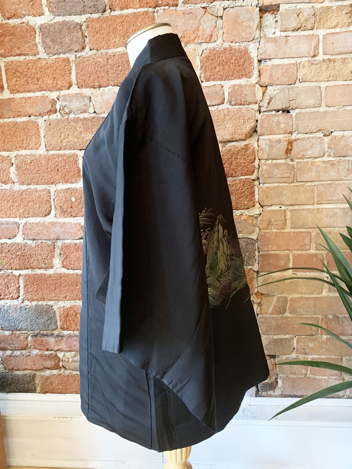 New Arrival ! Vintage Haori/Kimono Black 1970s