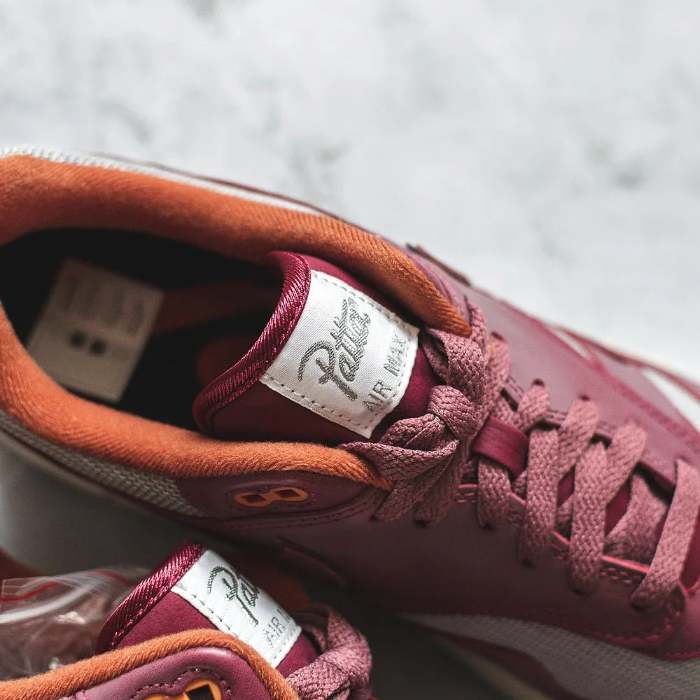 Nike Air Max 1 Patta Waves Rush Maroon (With Bracelet)