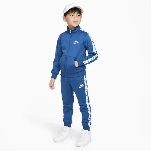 NIKE JUNIOR CLUB DRI-FIT TRICOT SET NAVY BLUE TRACKSUIT