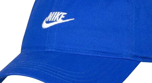 NIKE JUNIOR FUTURA BLUE CURVE CAP