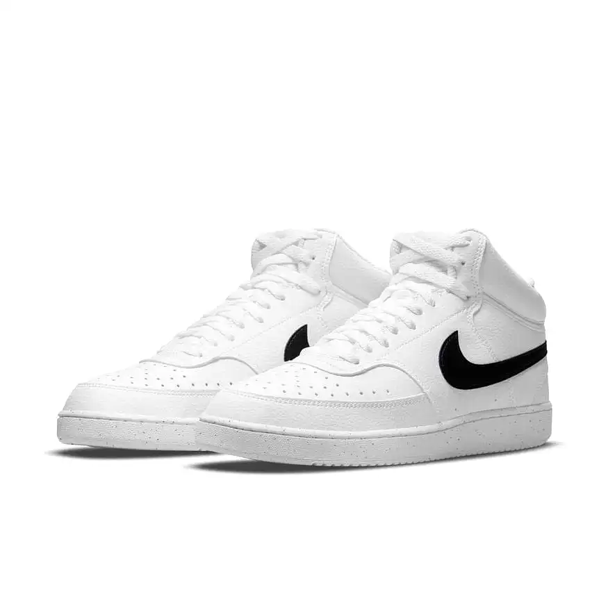 NIKE MEN'S COURT VISION MID NEXT NATURE WHITE SHOE