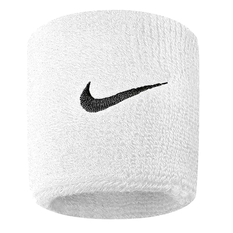 NIKE SWOOSH WHITE WRISTBAND