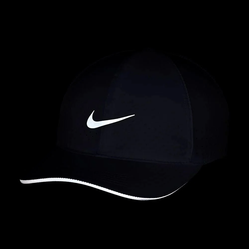 NIKE UNISEX DRI-FIT AEROBILL FEATHERLIGHT PERFORATED DRI-FIT BLACK CAP