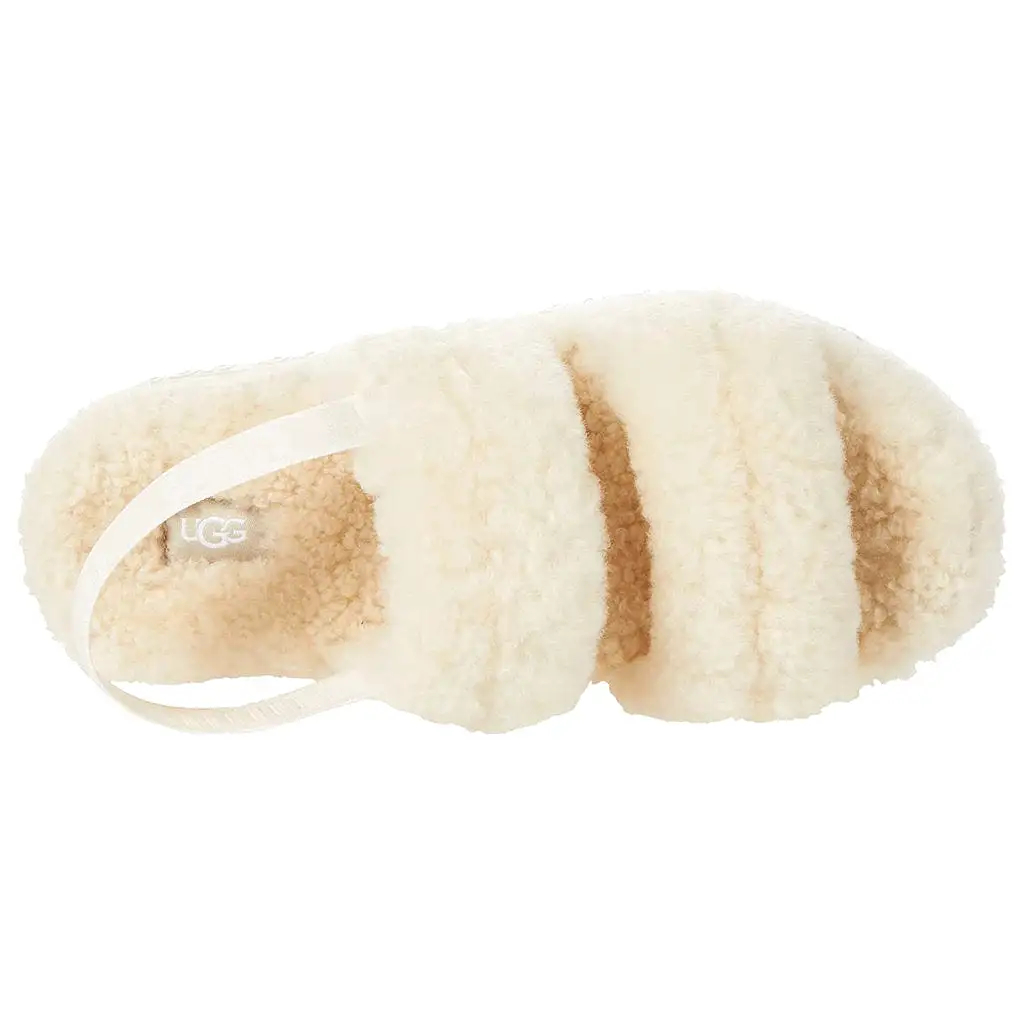 Oh Fluffita Curly Sheepskin Women's Slide Sandals