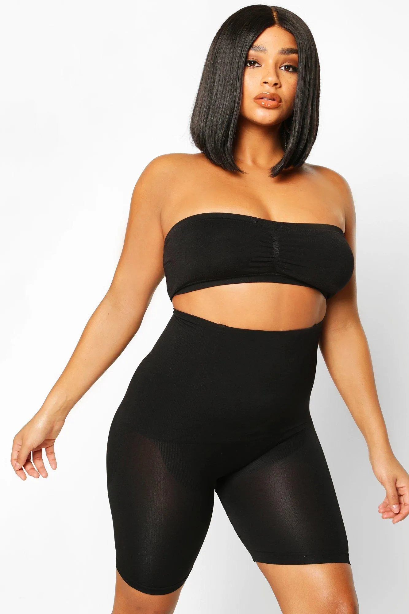 Plus High Waisted Control Shapewear Shorts