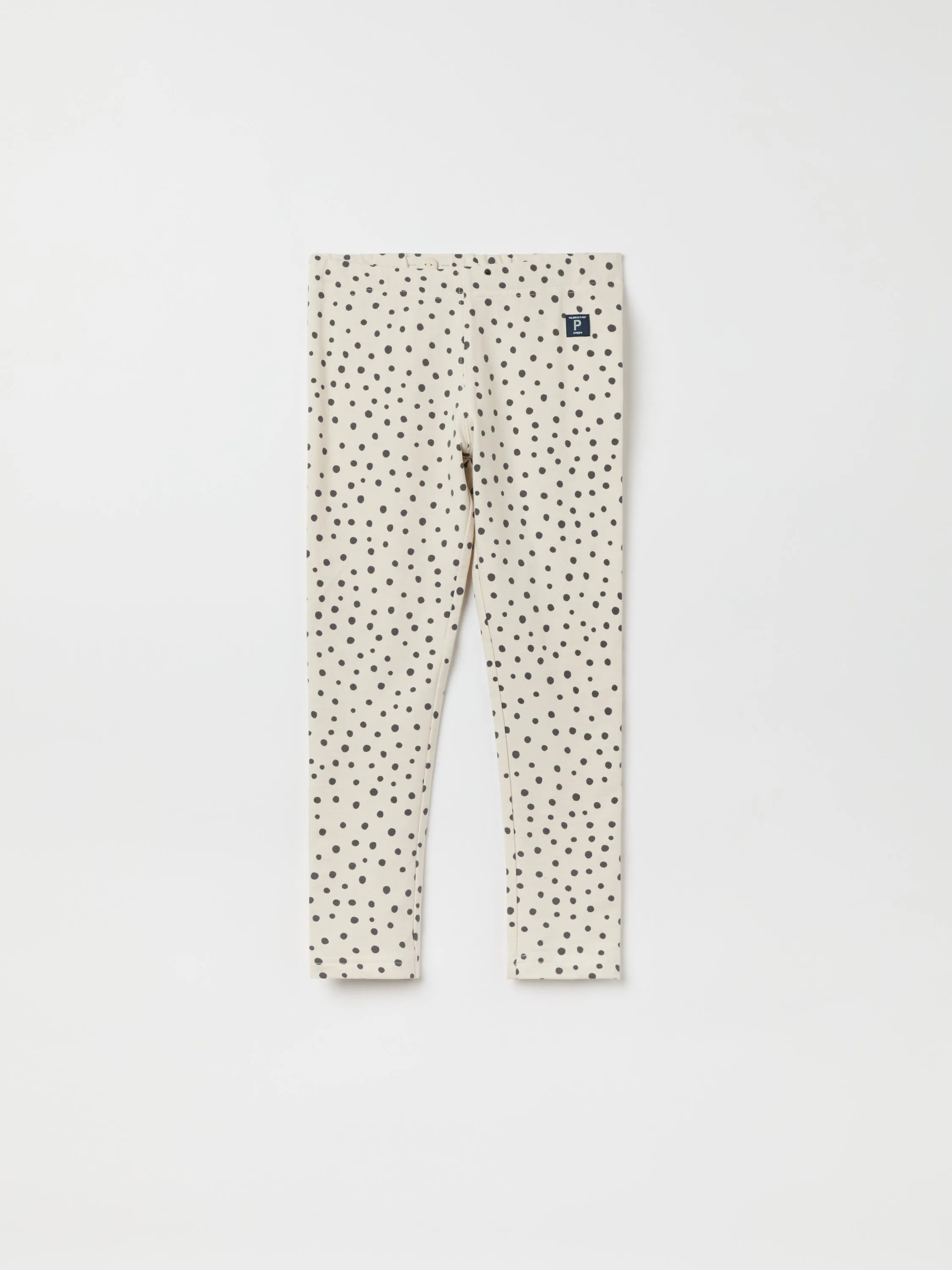 Polka Dot Print Kids Leggings