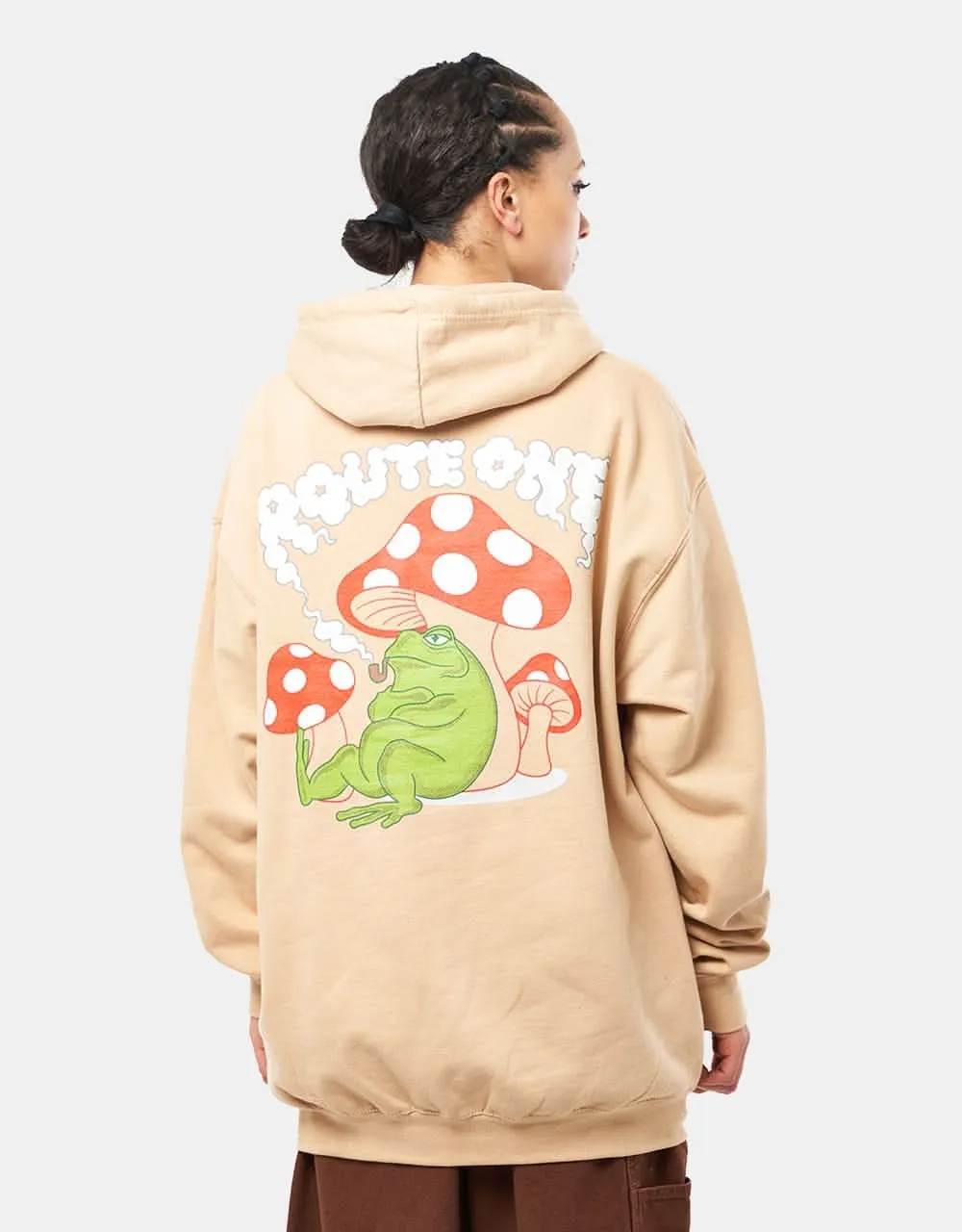 Route One Toadally Chill Pullover Hoodie - Nude