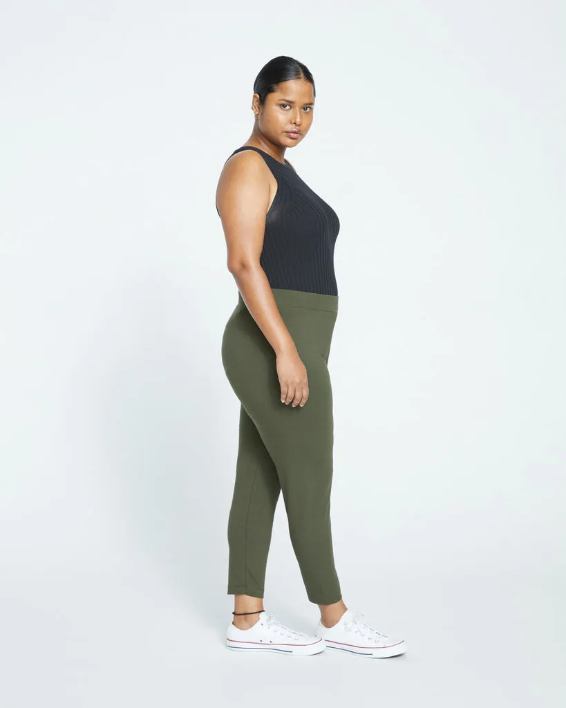 Roya Cropped Leggings 23 Inch - Nori