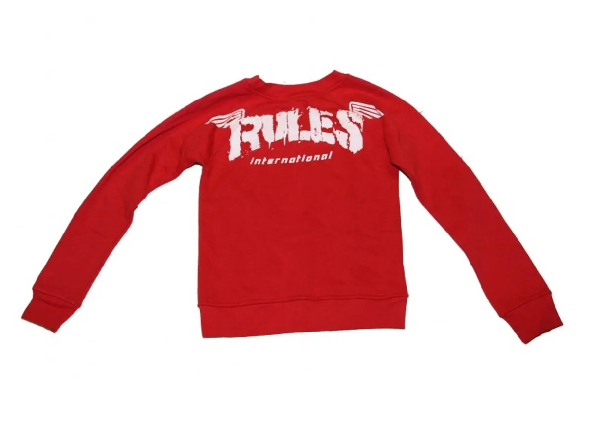 Rules  Skateboard Sweater Red Sweater