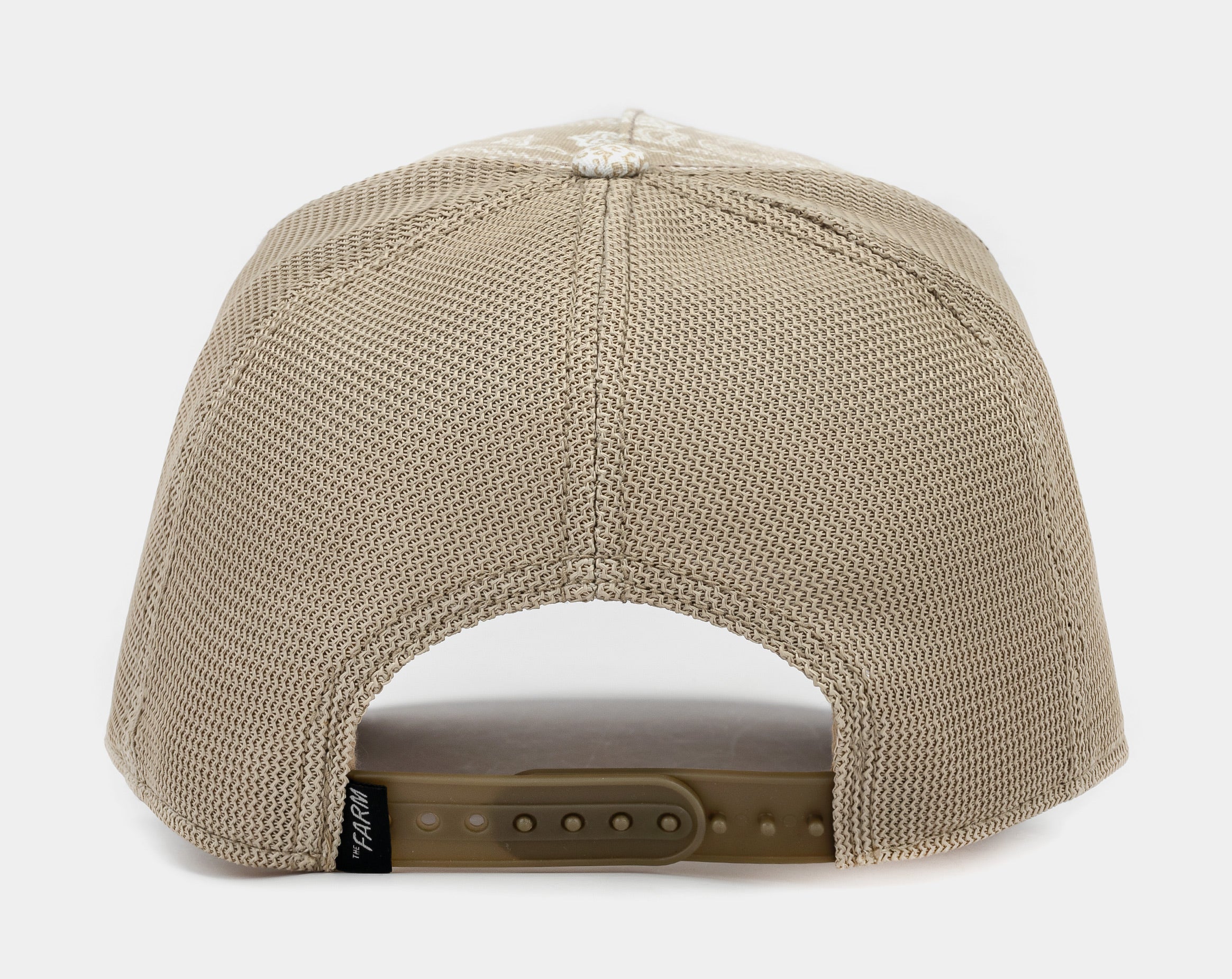 Sing O' The Times Paisley Trucker Mens Hat (Beige/White)