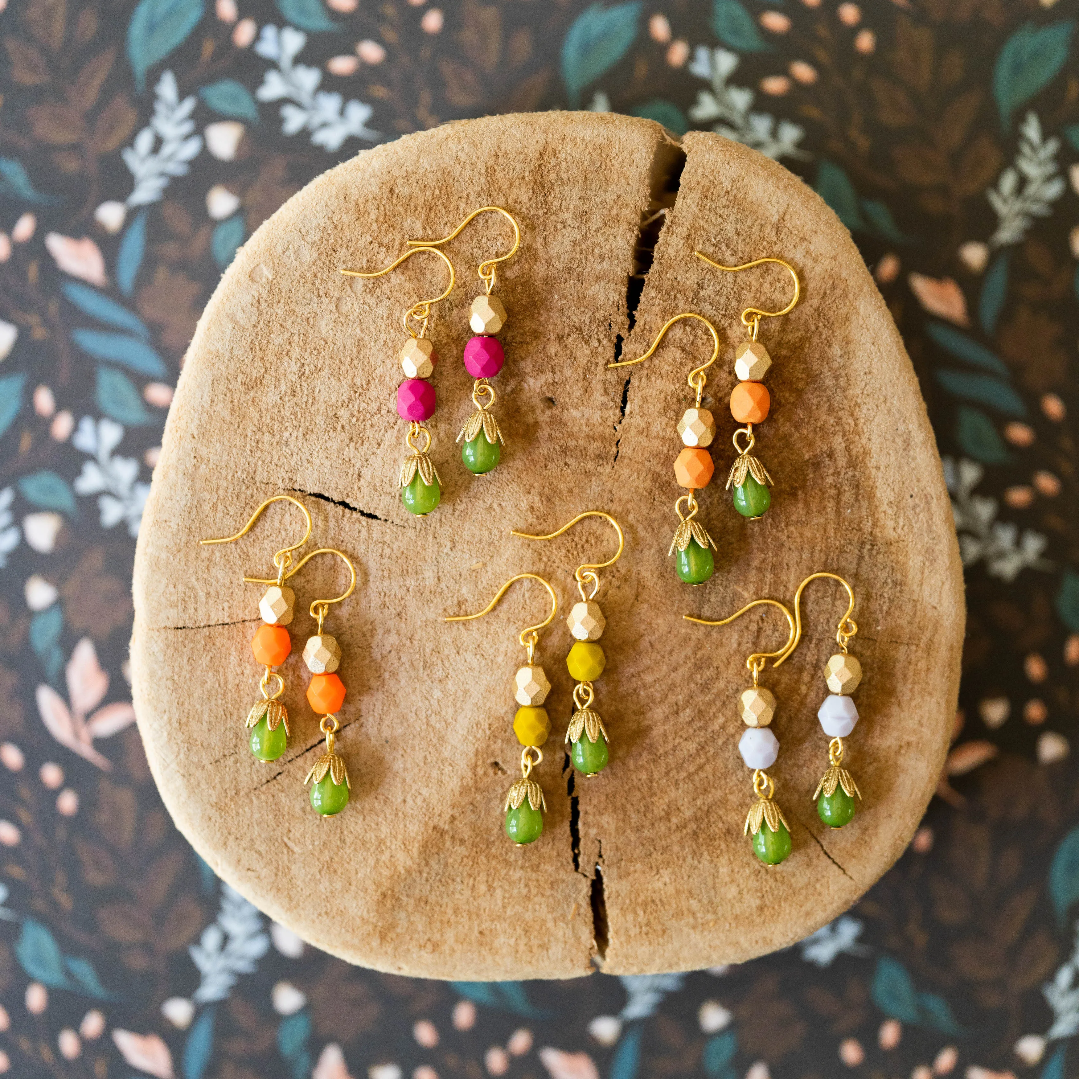 Small Bead Earrings