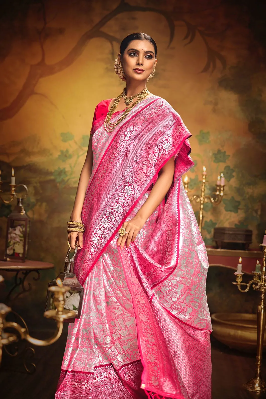 Sujatha , New Banarasi Soft Silk Woven Saree for Women-SATYA001BSA