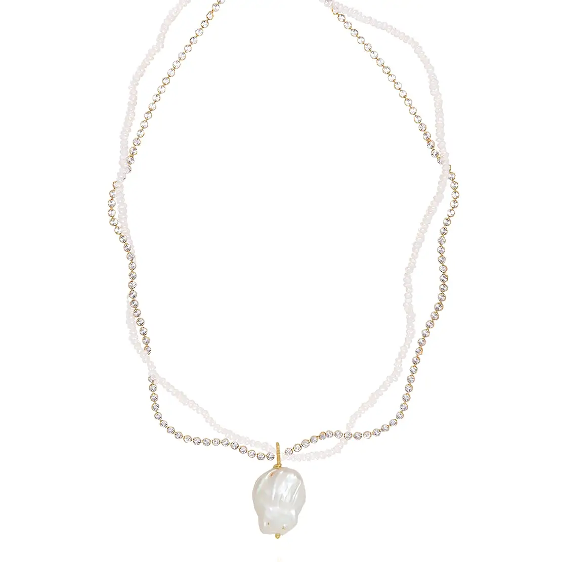 Sylvia Pearl Layered Necklace