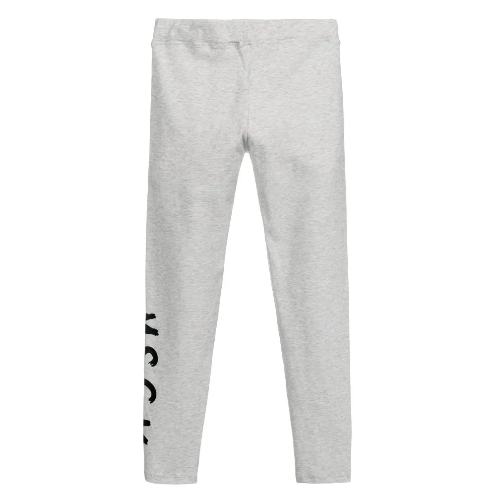 Teen Grey Logo Leggings