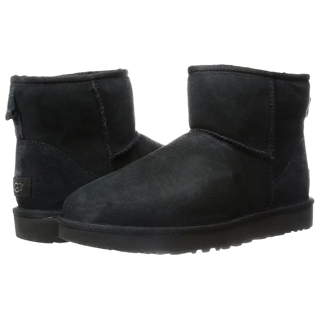 Ugg Australia Womens Boots Classic Mini II Casual Pull-On Ankle Suede - UK 6