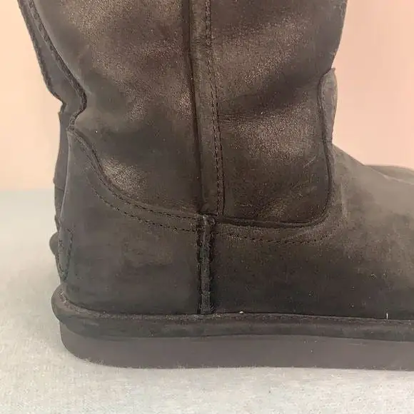 UGGBlackSuede and Shearling Boots