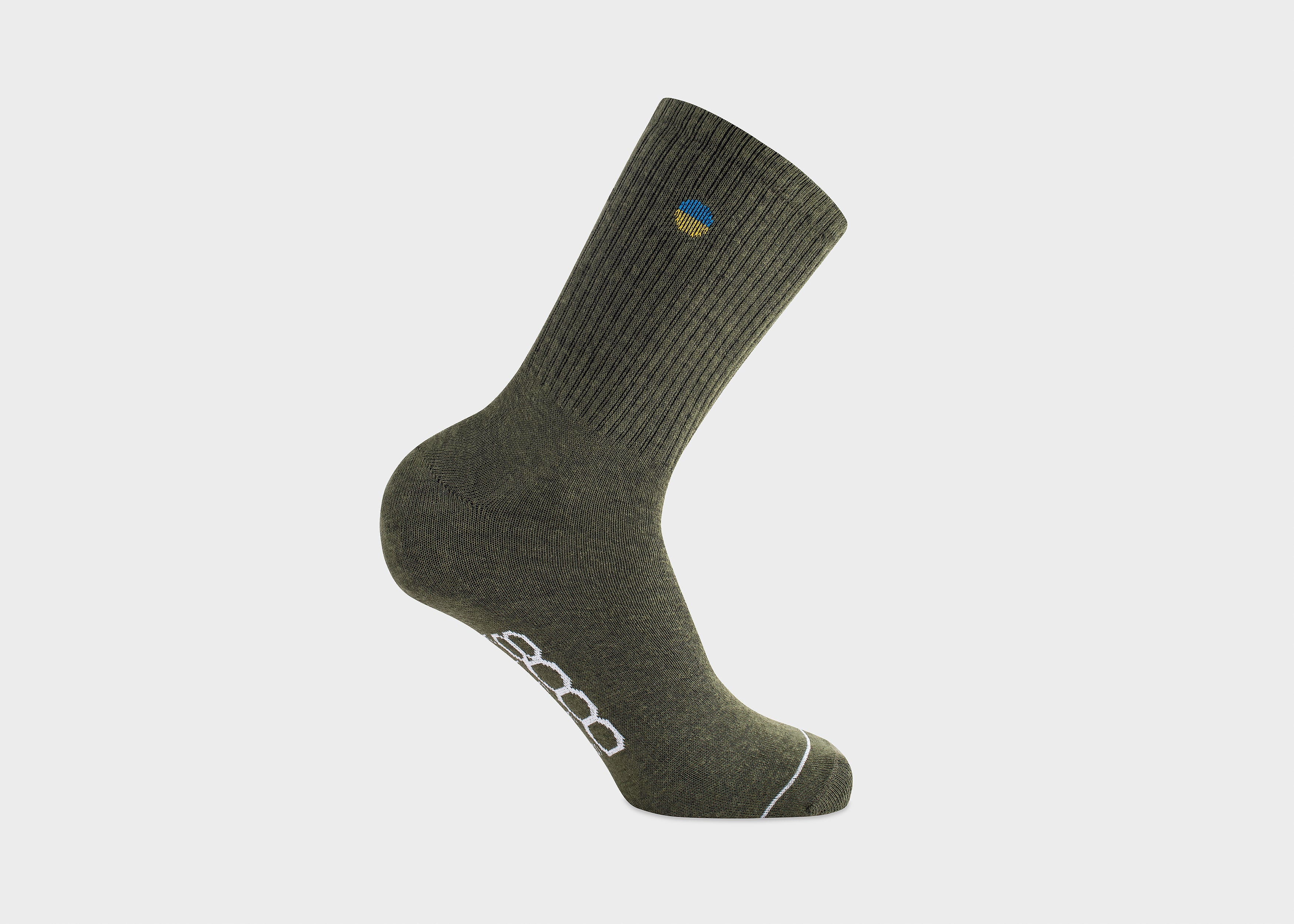 Ukraine Crew Socks Dark Green