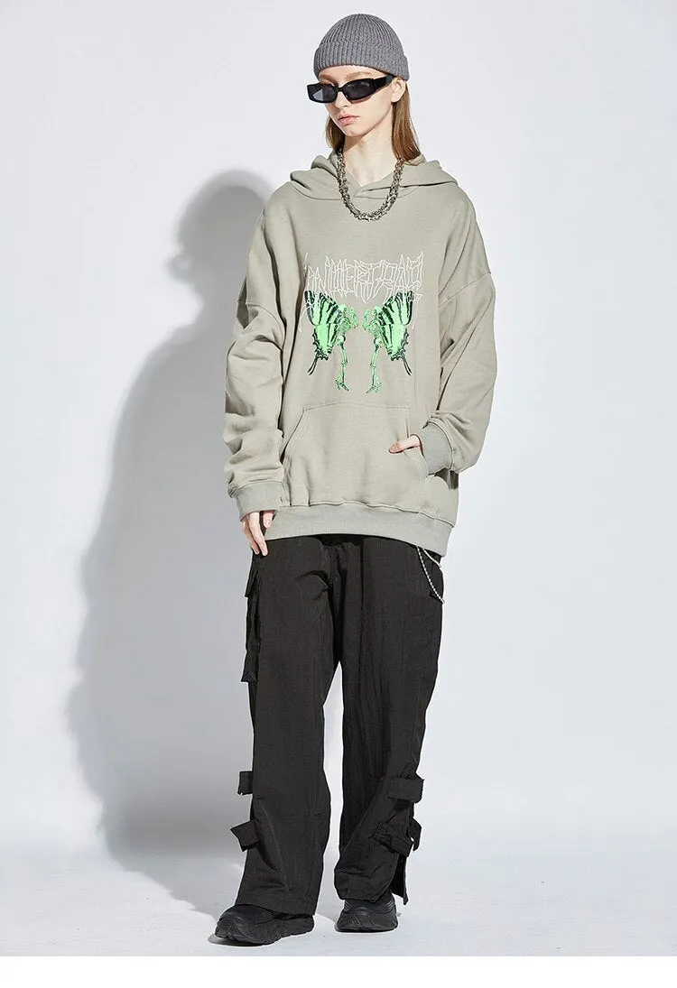 UNTP Caterpillar Skeleton Pullover Hoodie