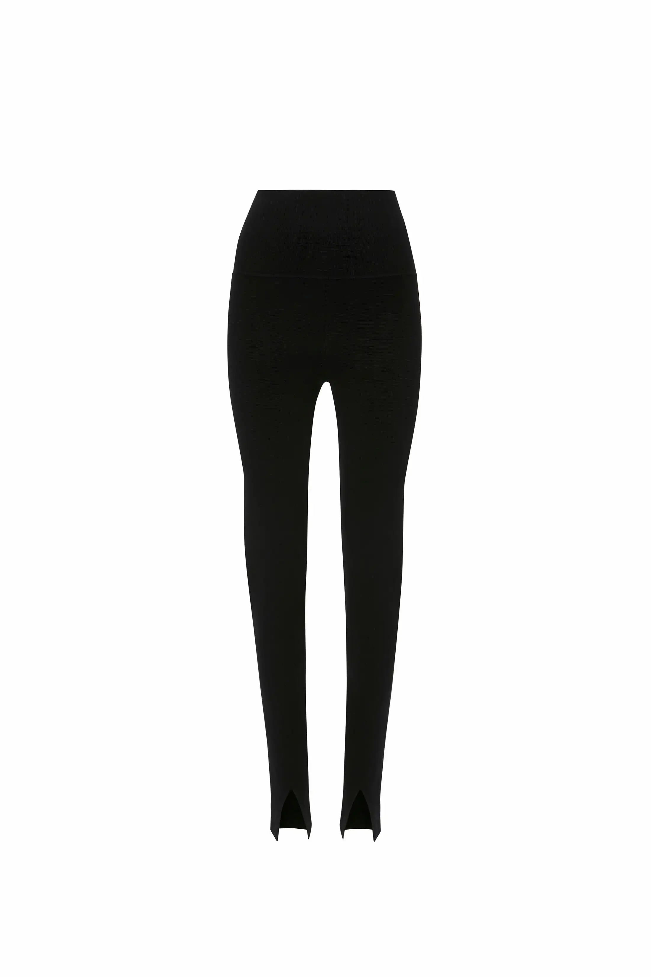 VB Body Split Front Leggings In Black