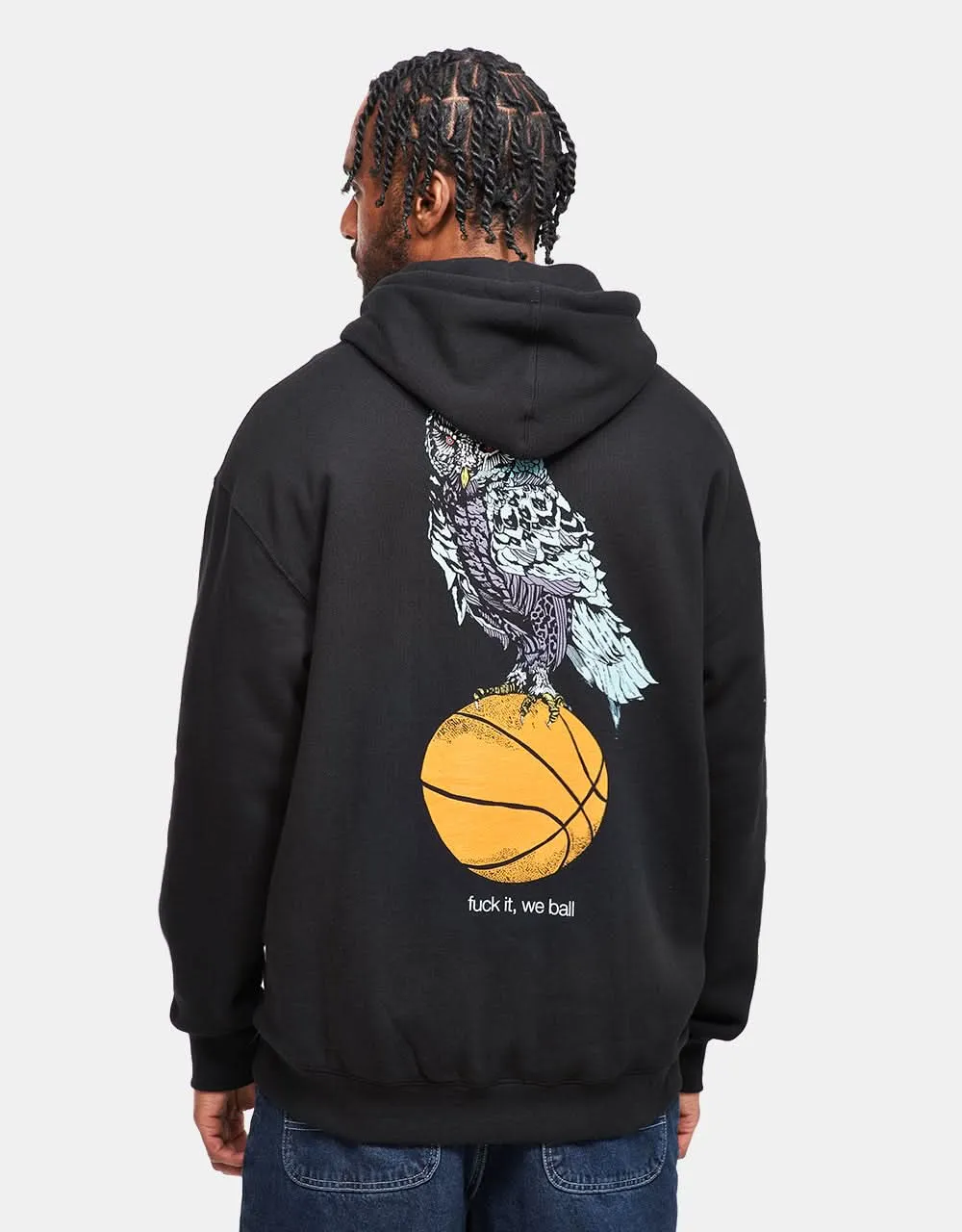 Welcome Baller Pullover Hoodie - Black