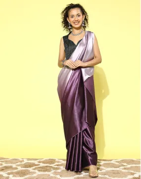 Wine Silk Saree